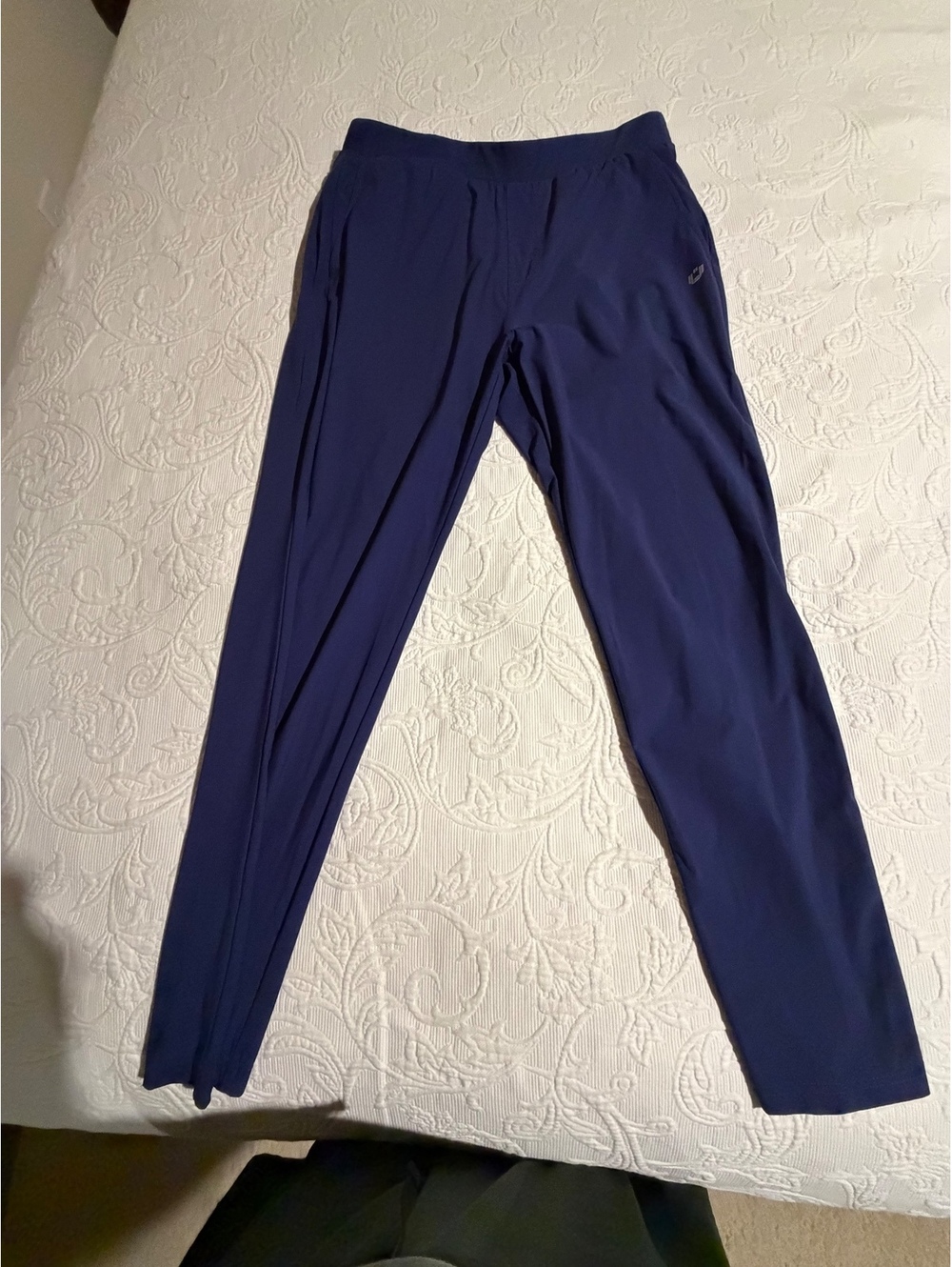 IBKUL men’s Athletic Pants Size Large Navy Blue